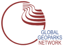 The logo image of  Global Geoparks Network.